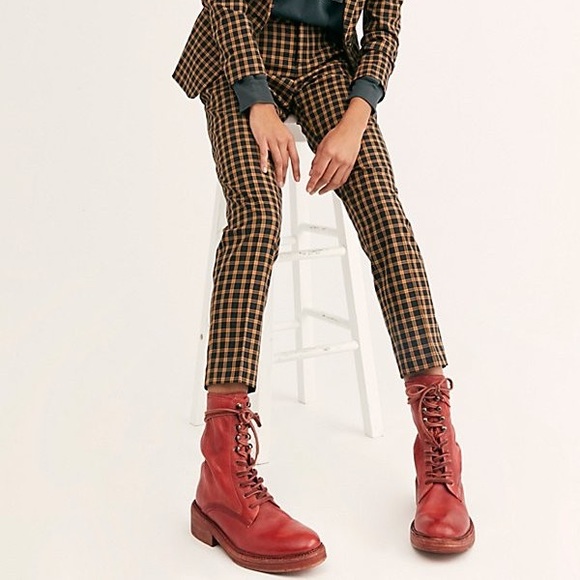 NWOB Free People Santa Fe Lace-Up Leather Boot - Picture 5 of 13